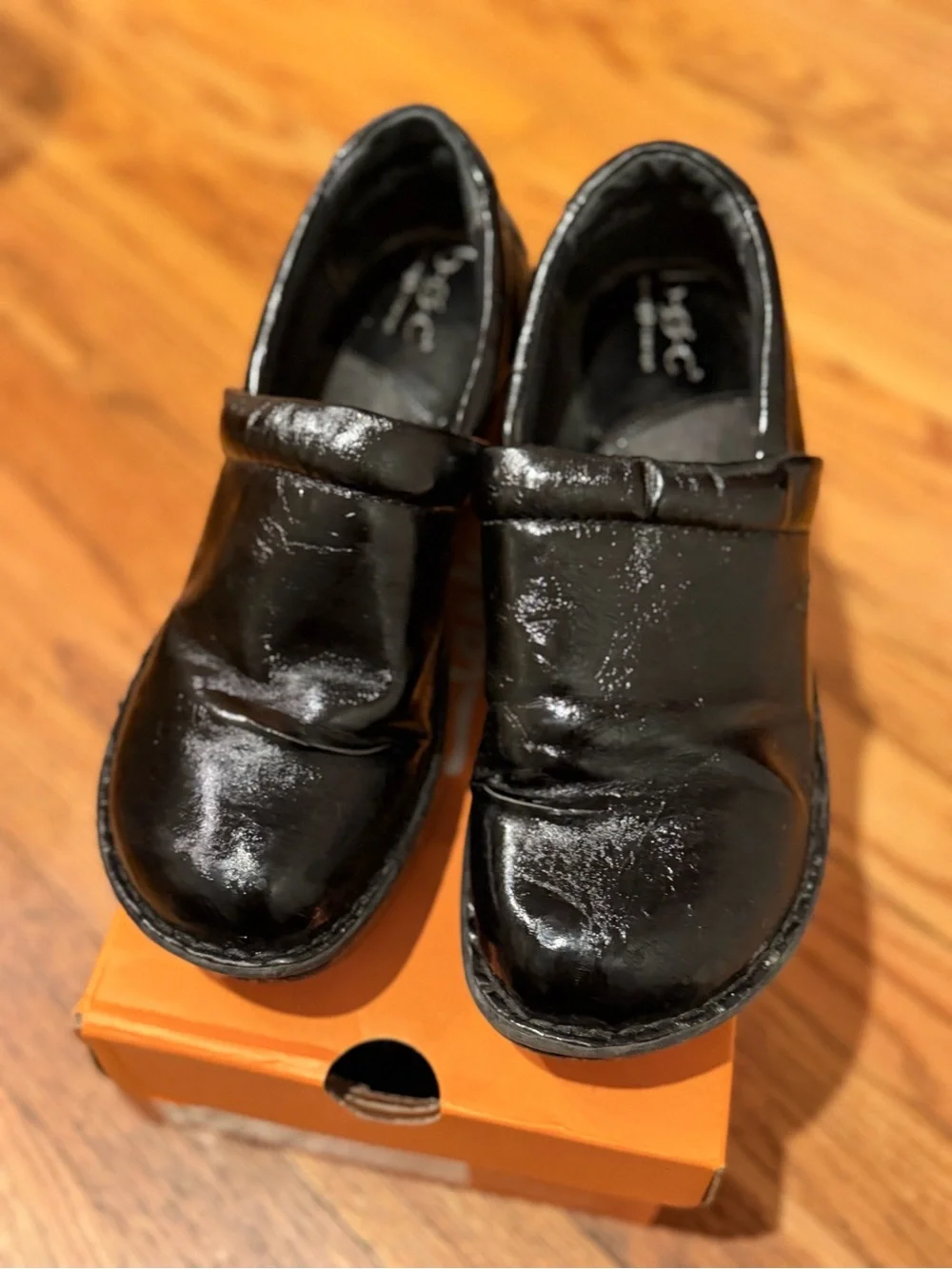 boc Black Shiny Slip-On Shoes